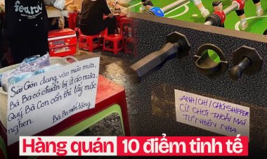 Những quán ăn thương shipper hết mực: Tặng áo mưa, trà nước, chuẩn bị cả đồ chơi cho shipper đỡ chán lúc đợi đồ!