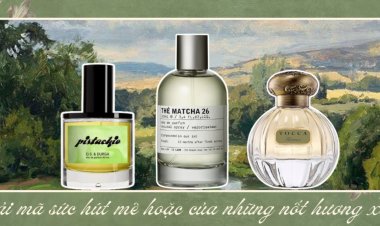 Matcha, quả lê và hạt dẻ cười – Sức hút mê hoặc của những nốt hương xanh