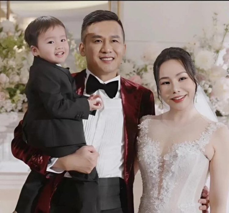Hồ Quỳnh Hương công khai con trai trong đám cưới