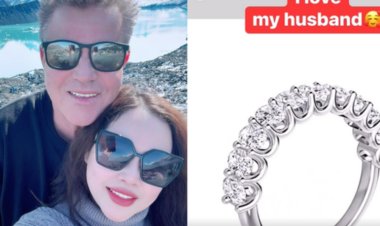 Diễn viên "lùn nhất" Việt Nam được chồng Tây tặng nhẫn kim cương tới tấp, cục nào cục nấy to vật vã!