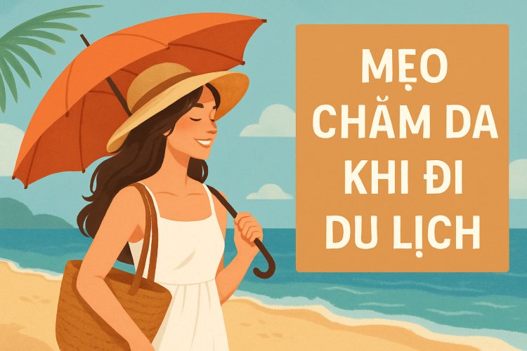 6 mẹo chăm da nhanh – gọn – đẹp khi đi du lịch