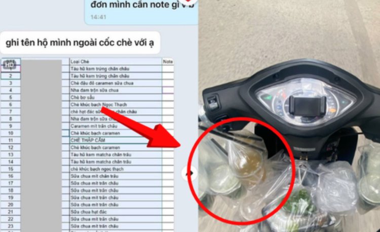 Đặt 30 cốc chè 1 đơn, bắt ghi tên từng người lên cốc: Drama giới shipper khiến dân mạng bật chế độ "mỏ hỗn"