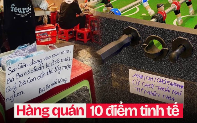Những quán ăn thương shipper hết mực: Tặng áo mưa, trà nước, chuẩn bị cả đồ chơi cho shipper đỡ chán lúc đợi đồ!