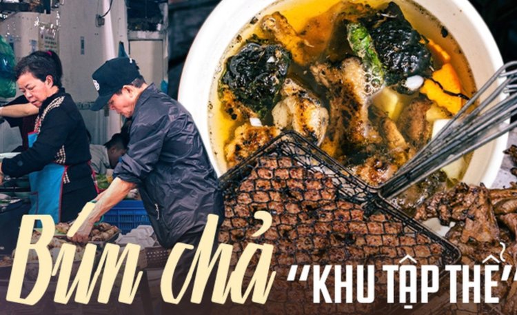 Quán bún chả hơn 30 năm tuổi nằm dưới cầu thang khu tập thể cũ ở Hà Nội, ngày bán 600 suất