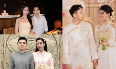 Nhà Sen Vàng mát tay: Dàn hậu lần lượt "chốt đơn" nhà hào môn, ai nấy đều sống như bà hoàng!