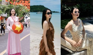 Hồng Diễm được khen không ngớt về nhan sắc tuổi 42, phong cách thời trang cực trẻ trung và thanh lịch